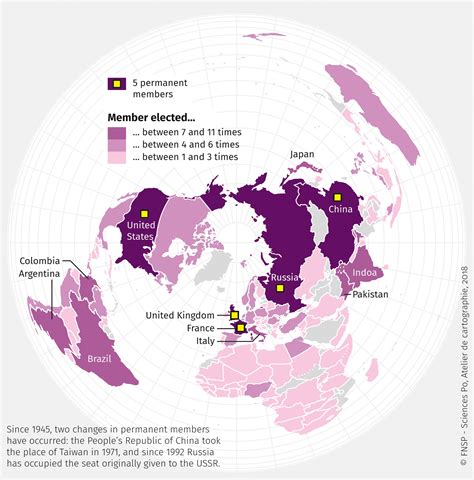 United Nations Security Council, 2018 - World Atlas of Global Issues