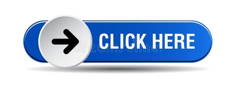 Click here button blue stock illustration. Illustration of details ...