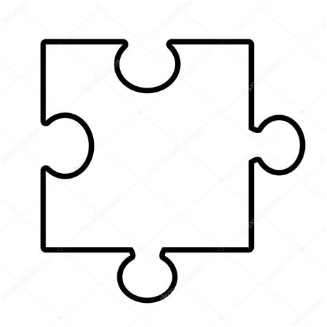 Isolated puzzle piece, vector graphic Stock Vector by ©yupiramos 115052474