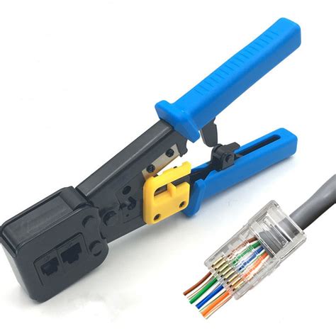 CAT5 CAT5E wire through plug crimping tool – www.le-tehnika.com