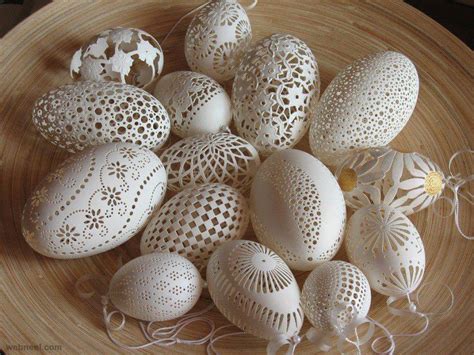 Stunning Egg Shell Art