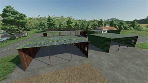 Shed Solar Panels Package v1.1 FS22 Mod | Farming Simulator 22 Mod