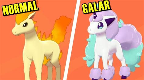 Video: Comparison Of All Galarian Forms To Originals In Pokemon Sword ...