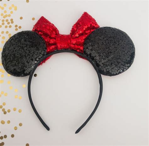 Mickey Mouse Inspired Minnie Mouse Ears Mickey Mouse Ears - Etsy