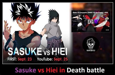 Sasuke vs Hiei in Death battle by MagicalKeyPizzaDan on DeviantArt