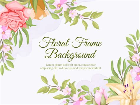 Beautifull Wedding Banner Background Floral Vector by Tri Puspita on ...