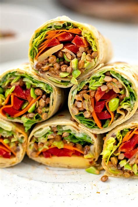 The BEST Veggie Wrap (High-Protein, Vegetarian)