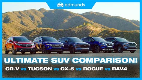 Comparación De La Mejor SUV Pequeña De 2021: CR-V, RAV4, CX-5, Rogue Y ...