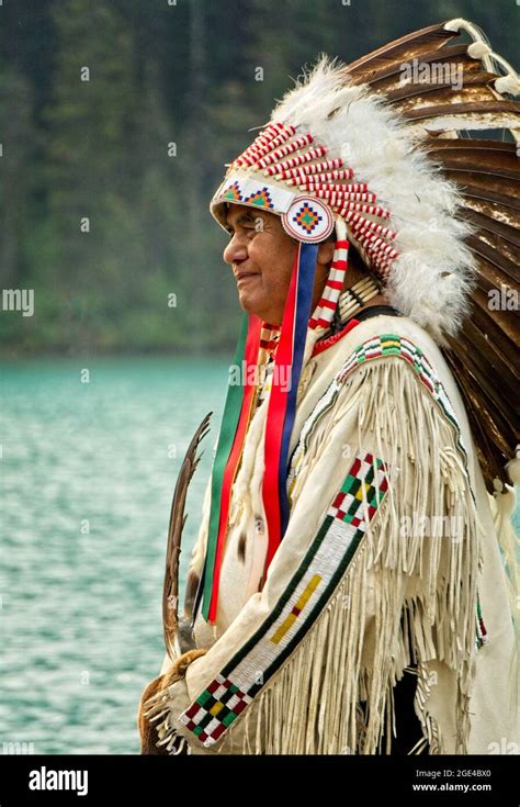 Indigenous Lake Louise Alberta Stock Photo - Alamy