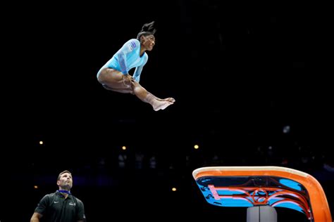 Simone Biles Vault Routine 2025 Tv - James Ball