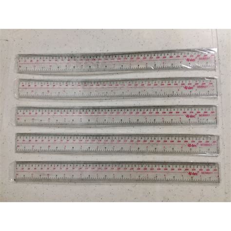 PLASTIC RULER 12 inches sold per piece | Shopee Philippines