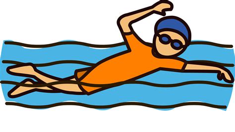 Clipart swimming player, Clipart swimming player Transparent FREE for ...