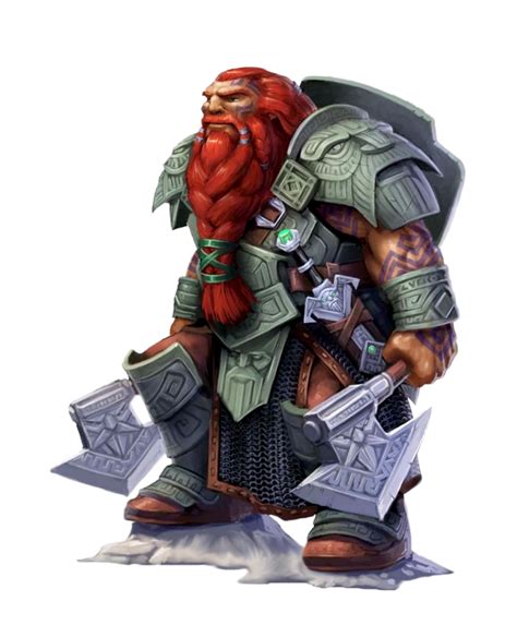 Male Dwarf Fighter Ranger of Five Mountains - Pathfinder 2E PFRPG DND D ...