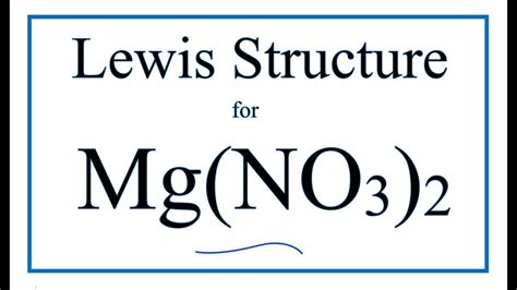 Lewis Dot Diagram For Mg - Hanenhuusholli