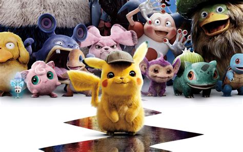 1920x1200 Resolution Pokemon Detective Pikachu Characters and Pokemon ...