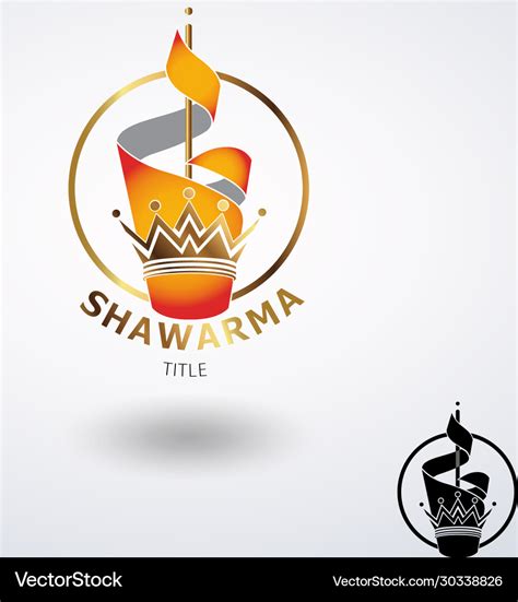 Shawarma-logo Royalty Free Vector Image - VectorStock