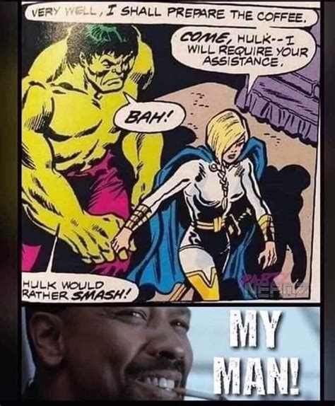 And hulk...smash : r/marvelmemes