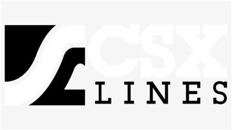 Csx Lines Logo Black And White, HD Png Download - kindpng