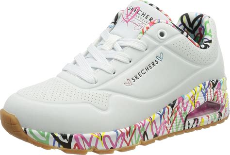 Amazon.com | Skechers Women's Uno Loving Love Sneaker | Fashion Sneakers