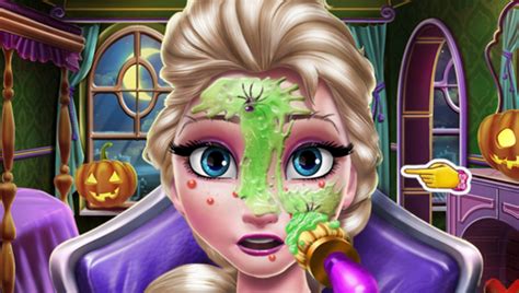 Elsa Scary Halloween Makeup:play Elsa Scary Halloween Makeup online for ...