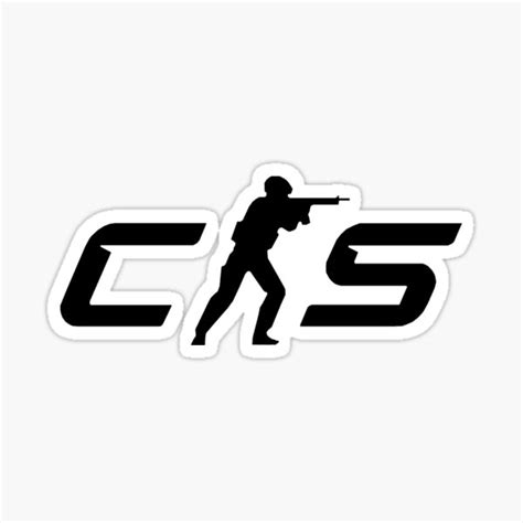 "Counter-Strike 2 Logo (Black) (High Res) CS2" Sticker for Sale by ...