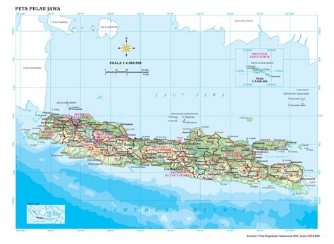 Peta Pulau Jawa Dengan Skala Ordinal Adalah Tanda - IMAGESEE