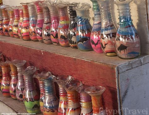 Egypt Travel: Sand in a bottle - Egyptian Sand Art