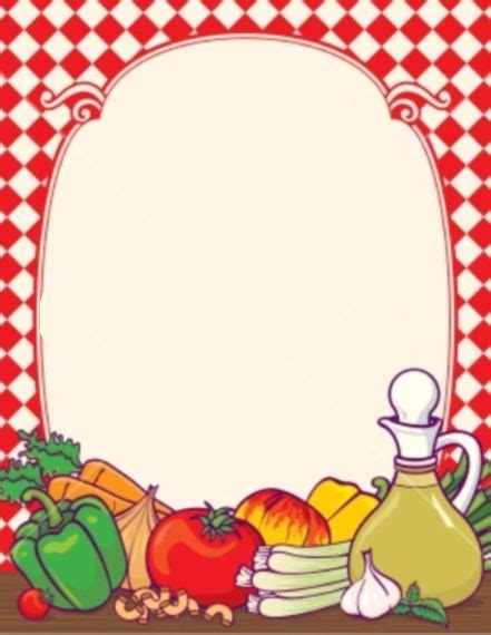 Food Menu Border | DECO ART | Pinterest | Fruits and vegetables ...