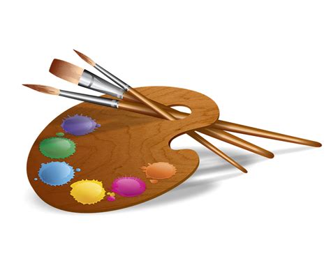 Paint Palette, Colors, Tools, Brush, Mixing PNG