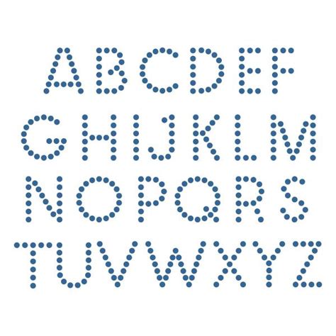 Dot Alphabet Cuttable Font | Apex Embroidery Designs, Monogram Fonts ...