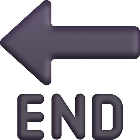 "end arrow" Emoji - Download for free – Iconduck