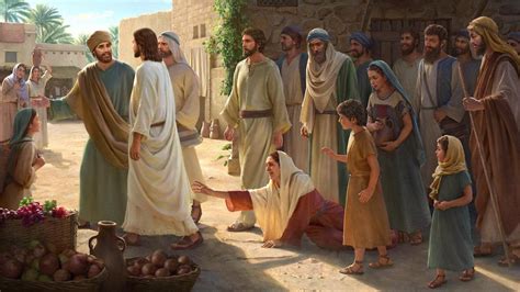 Bible Story Jesus Healing the Bleeding Woman