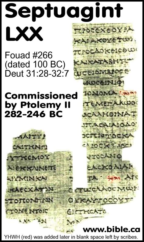 Bible Chronology charts: Septuagint LXX vs. corrupted Masoretic MT