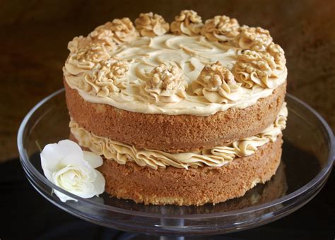 Coffee and Walnut Cake, a Classic British Cake for Afternoon Tea ...