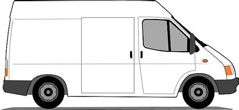 Royalty Free White Van Clip Art, Vector Images & Illustrations - iStock