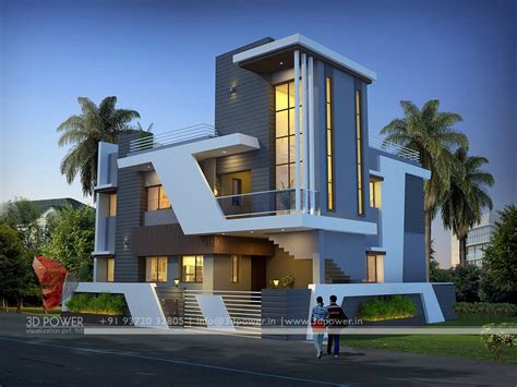 Indian Modern Bungalow Exterior – Modern House