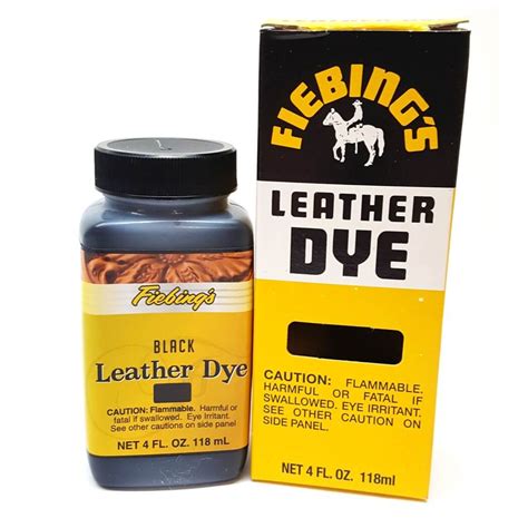 Fiebing's Pro Leather Dye 4 oz. Black ⋆ Saddles N Such | SMC