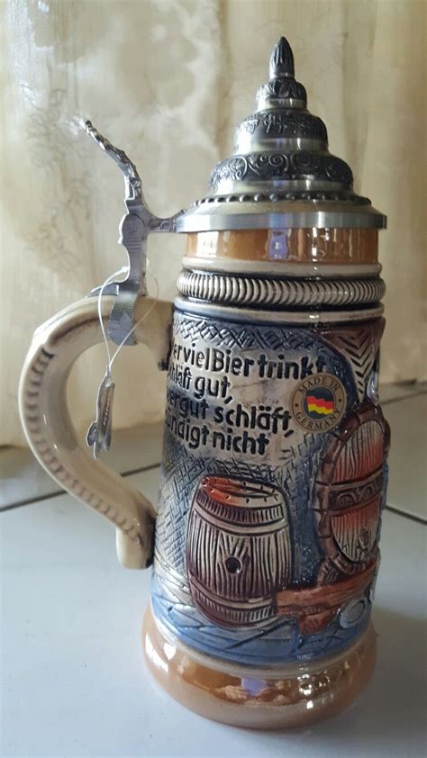 German Beer Mug, Beer Mugs, Beer Steins, Drinks, Bottle, Tableware ...