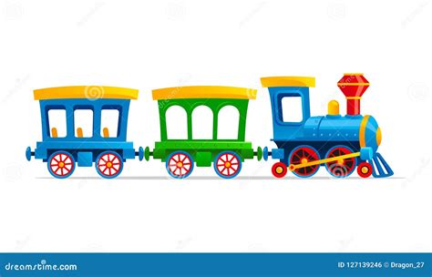 Toy Train Cartoon