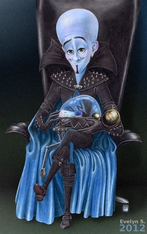 Megamind with brainbot (pre-version) by eleathyra on DeviantArt