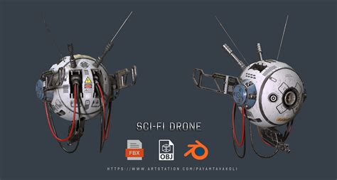 ArtStation - Sci Fi Drone | Game Assets