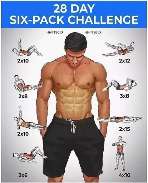 28 Days to Six Pack Abs Workout Plan