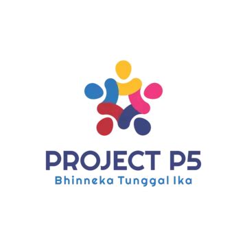 Project P5 Logo Horizontal With Shape Character Blue Official ...