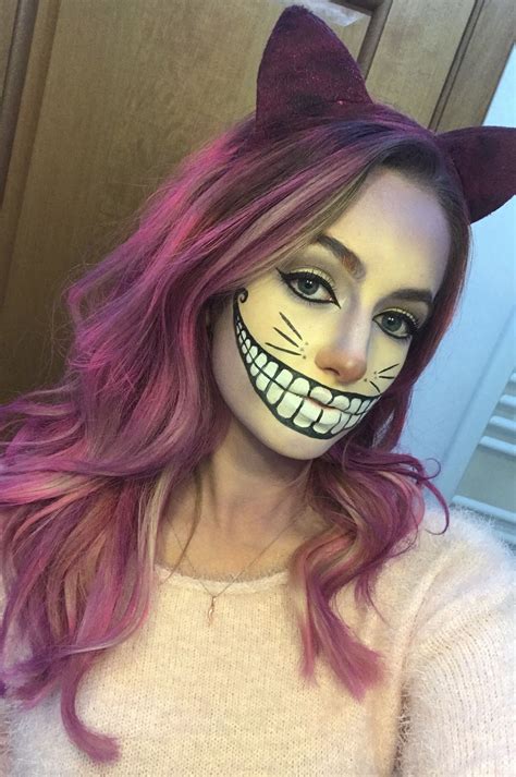 Cheshire Cat Halloween costume makeup | Halloween makeup pretty, Cute ...