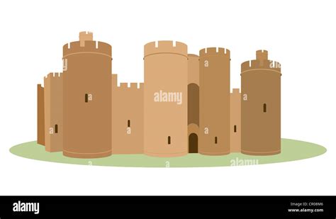 Castle drawing hi-res stock photography and images - Alamy