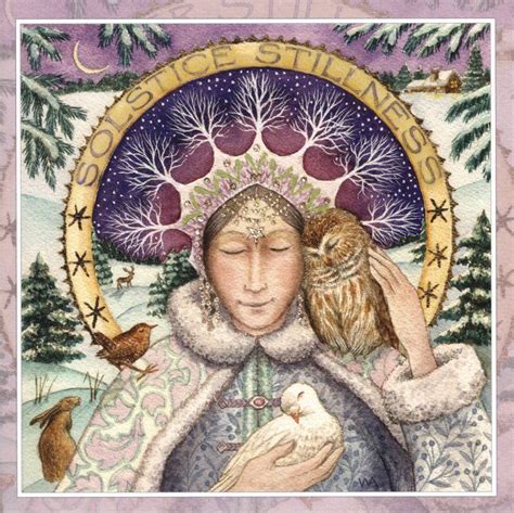 Solstice Stillness | Pagan art, Winter solstice, Winter art