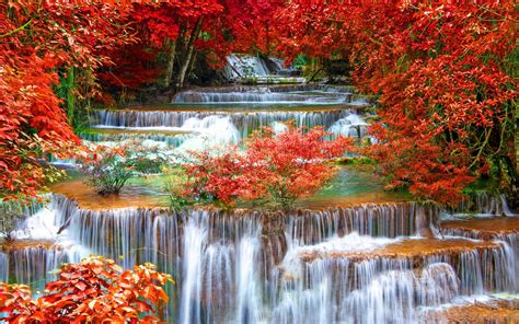 Autumn Waterfalls Wallpapers - Wallpaper Cave