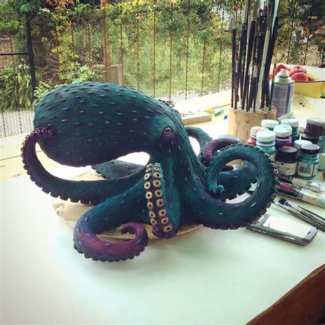 Creepy paper mache octopus craft tutorial – Artofit