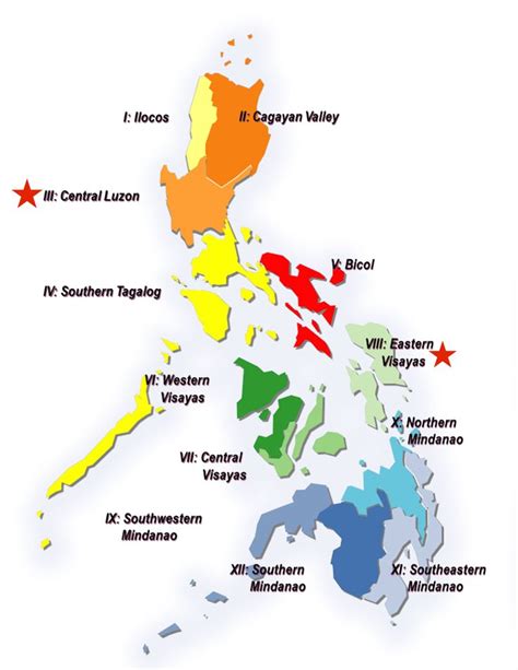 Regions of the Philippines | Regions of the philippines, Graphic ...