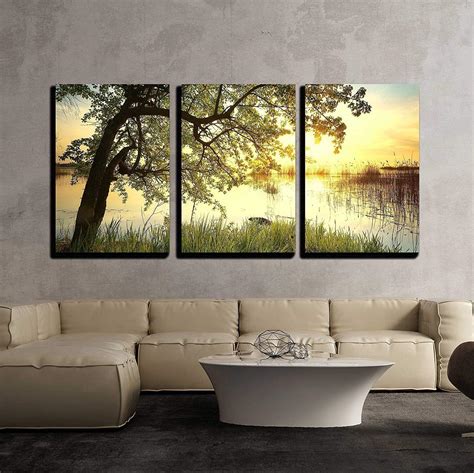 3 Piece Canvas Wall Art - Tree Near... - Canvas Art